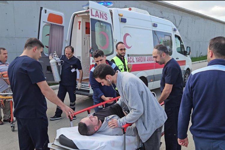 Bursa Şehir Hastanesi’nde gerçeği aratmayan tatbikat!