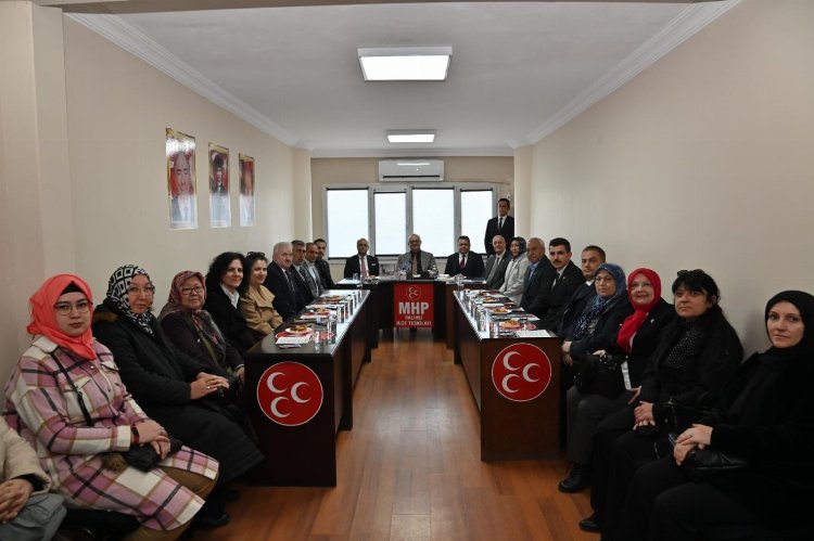 Başkan Ergün MHP Salihli İlçe Teşkilatı ile buluştu