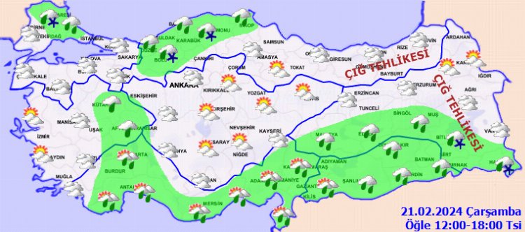 Yurtta bugün hava nasıl olacak?