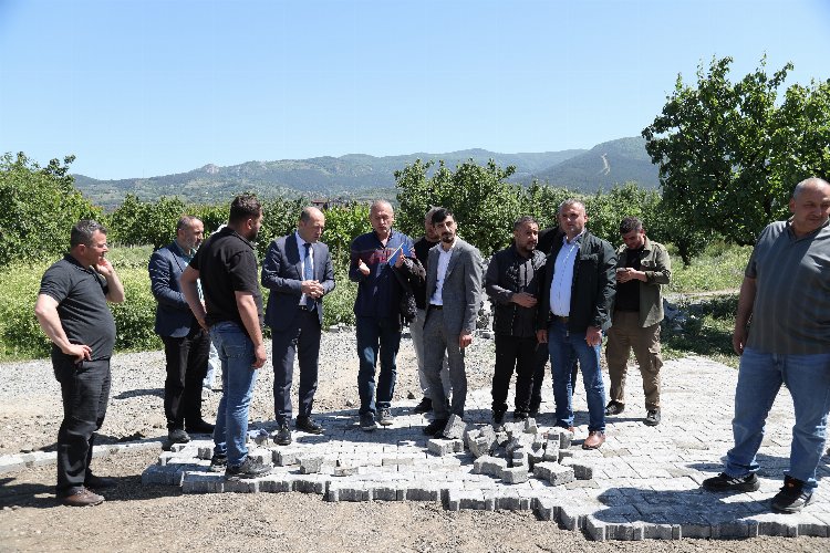 Sakarya Geyve'de yol yapım çalışmaları başladı