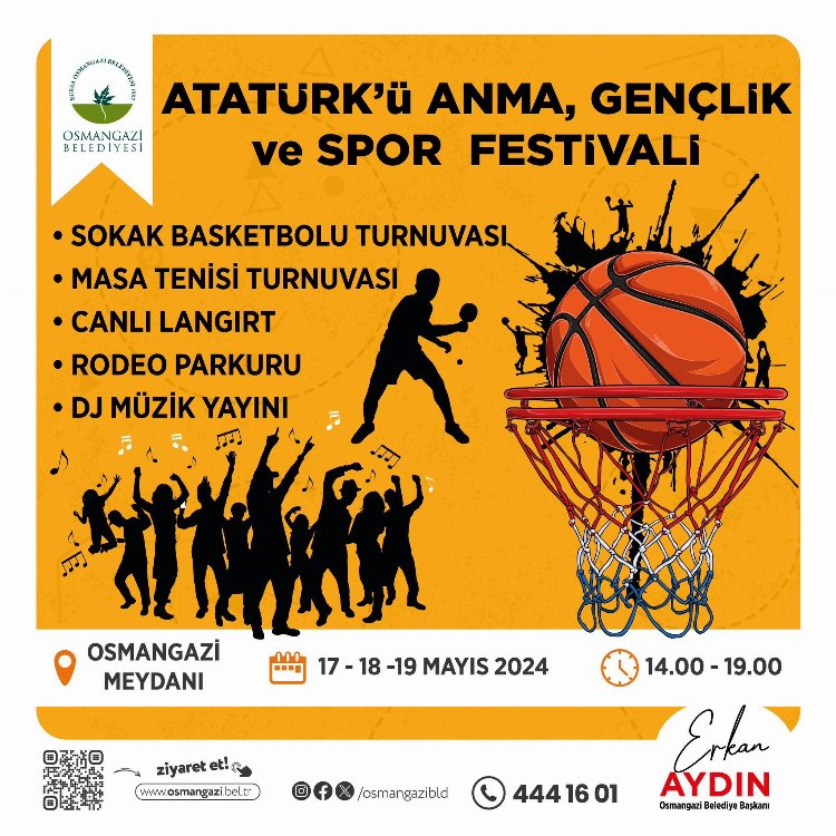 Bursa Osmangazi'de 19 Mayıs hazırlığı