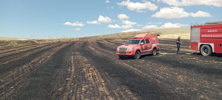 Malatya Büyükşehir anız yangınları için teyakkuzda