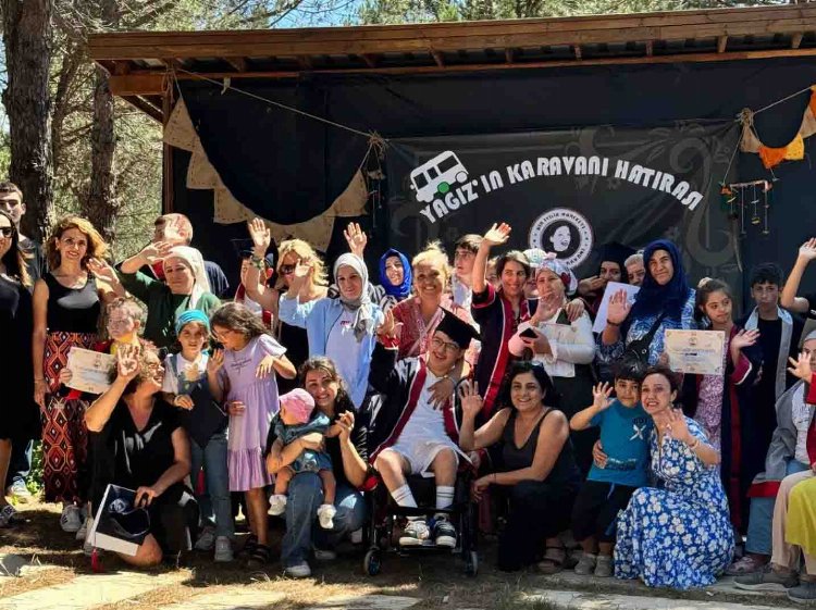  Özel gereksinimli çocuklara mezuniyet şenliği