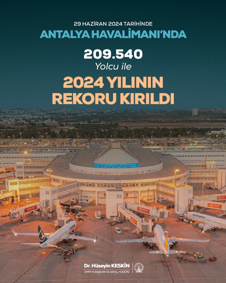 Antalya yılın 'hava' rekorunu kırdı!