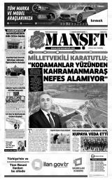 KAHRAMANMARAŞ MANŞET