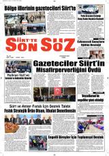 SİİRT’TE SON SÖZ