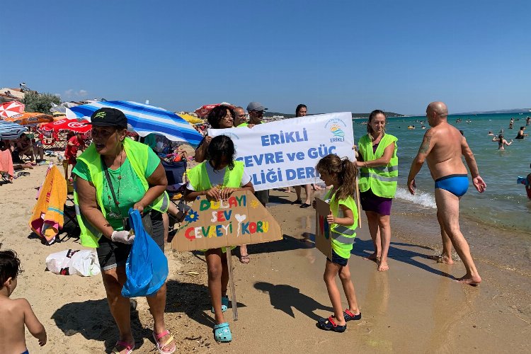 ERÇED Erikli Sahili’ni temizledi – İGF HABER