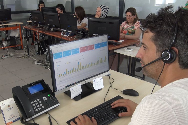 Malatya son iki ayda 35 bin kez ‘alo’ dedi