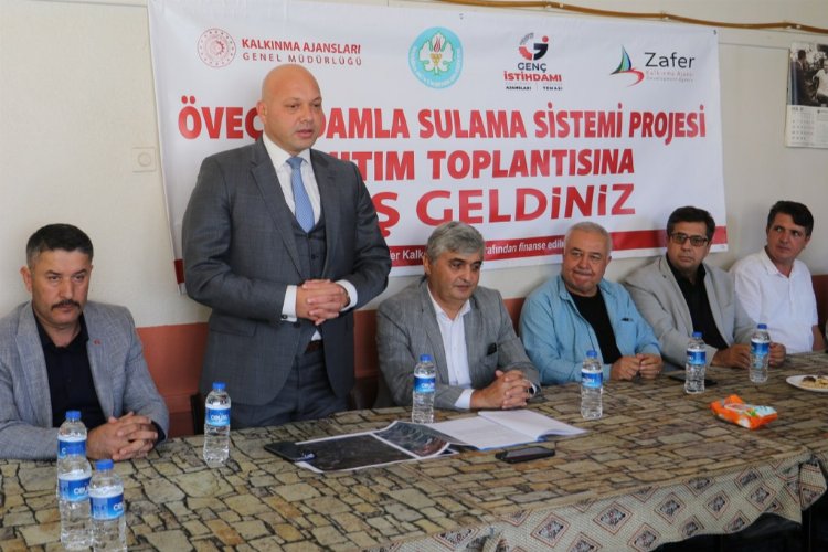 Manisa’da 2 bin 100 dekar kapalı sistemle sulanacak