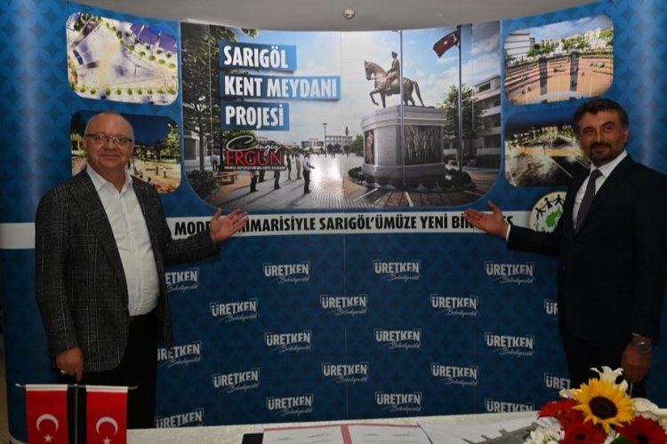 Manisa Sarıgöl’ün Kent Meydanı için yer teslimi tamam