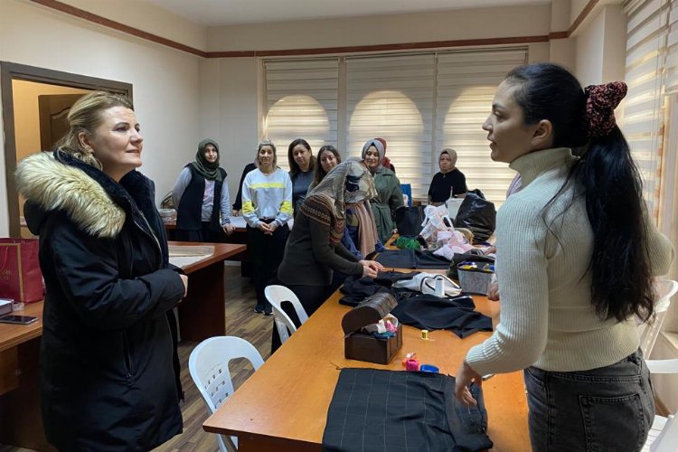 İZMEK’in üreten kadınlarına ziyaret – İGF HABER