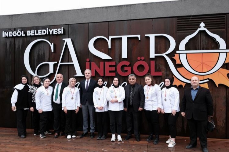 İnegöl’de Başkan Taban geleceğin şefleriyle buluştu