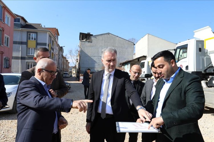 Bursa İnegöl'de atıl alanlar otoparka dönüşüyor