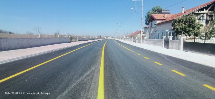 Sakarya'da yollar daha konforlu ve güvenli