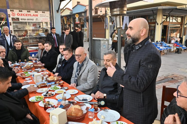 Başkan Ergün kuyumcularla buluştu