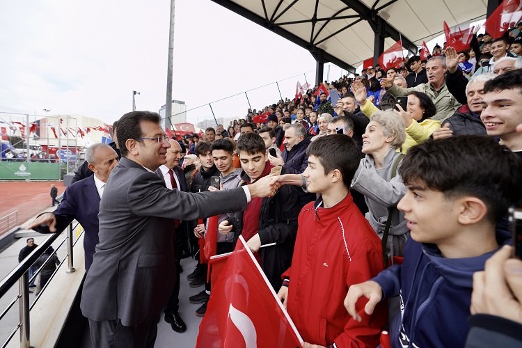Ekrem İmamoğlu İBB 100. yıl stadı açılışında konuştu
