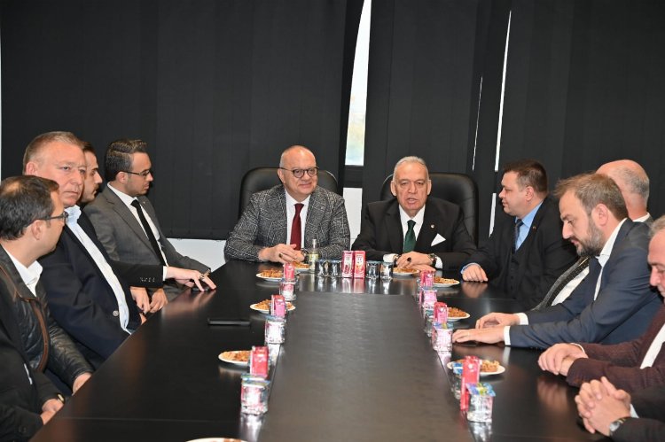 Başkan Ergün’den TUTSO’ya Ziyaret