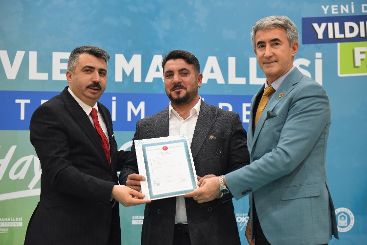 Yıldırım'da imar tasarrufu