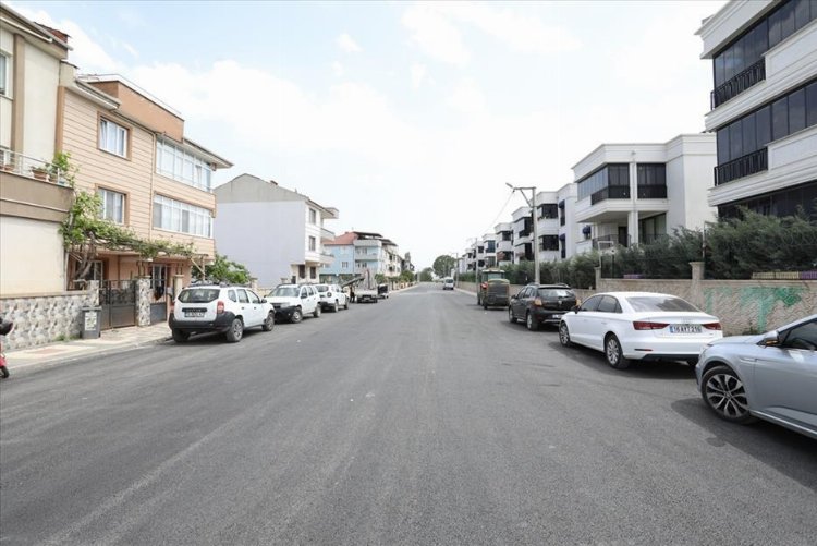 İnegöl'de Ertuğrulgazi Mahallesinde 37 sokak asfaltlandı