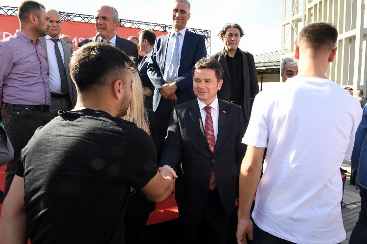 Bursa Osmangazi'de Başkan Aydın personeliyle bayramlaştı