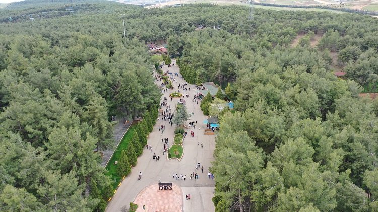Gaziantep Doğal Yaşam Parkı’na akın ettiler