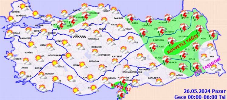 Yurtta bugün hava nasıl olacak?