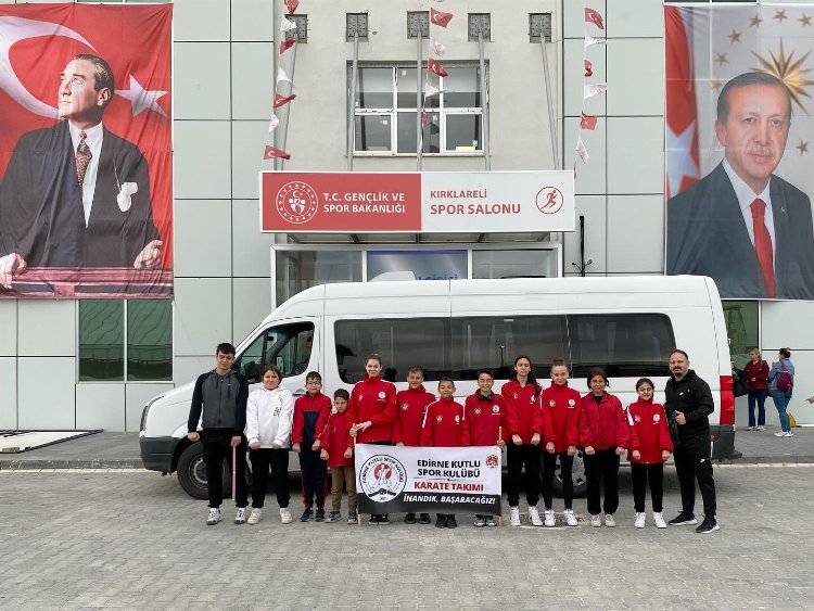 Edirne temsilcisine karatede 8 madalya!