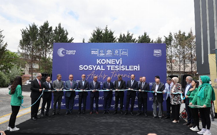 Konya'da 'Konevi Sosyal Tesisleri' hizmete girdi