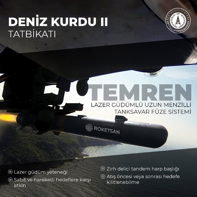 Temren hedefleri imha etti