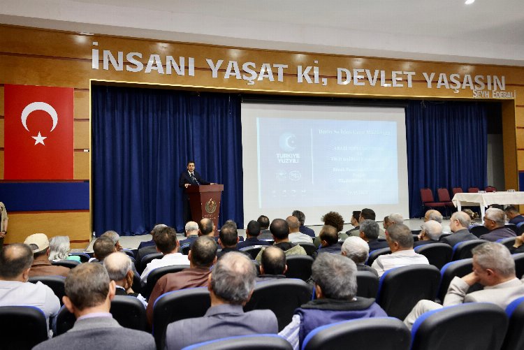 Bilecik'te 'toprak toplulaştırması' bilgilendirmesi