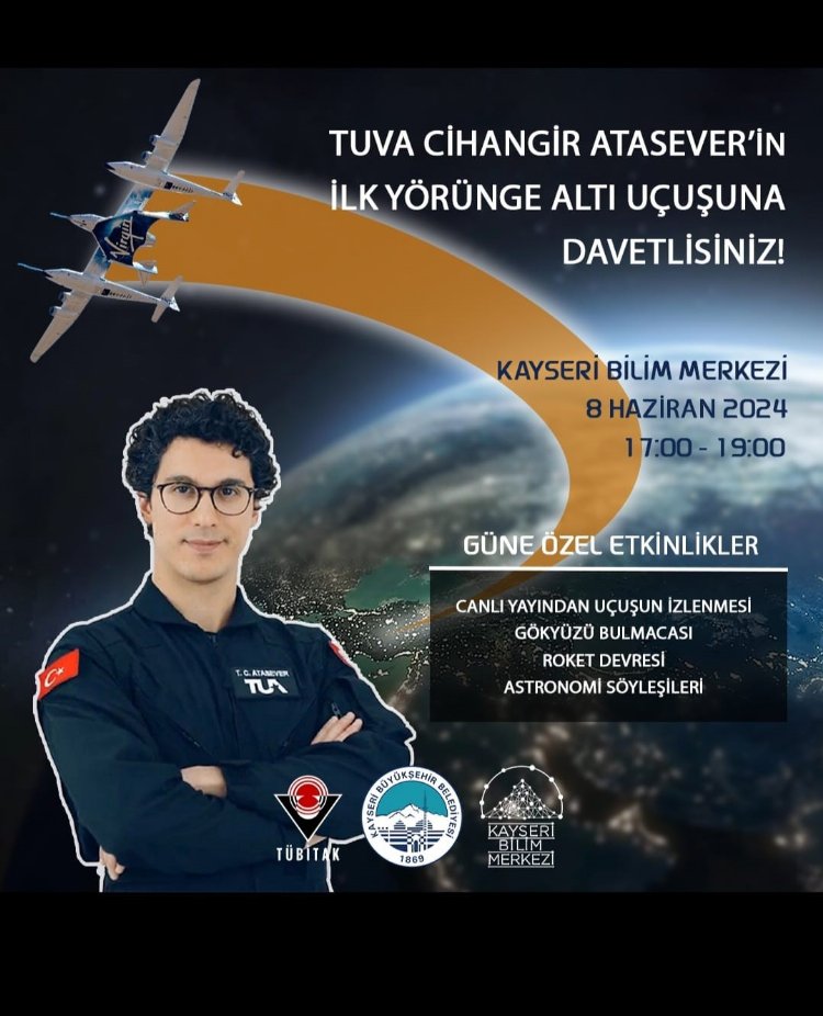 Kayseri Büyükşehir'le Uzay'a yolculuk