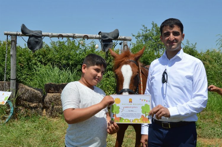 Edirne İpsala'da da özel eğitimde hipoterapi eğitimleri tamamlandı