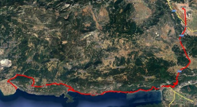 Muğla'da sahilleri birleştiren ulaşım hattı