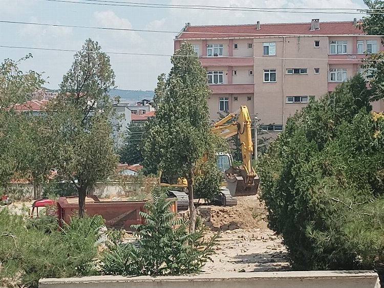 Edirne Keşan'da İnönü İlkokulu’nda çalışma başladı