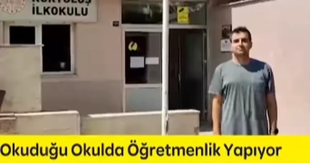 Anaokulu okuduğu okula müdür yardımcısı olarak geldi