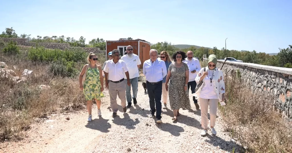 Bursa Nilüfer’de sokak hayvanları için hazırlanan projeye inceleme