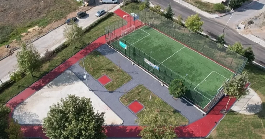 Çayırova parklarında bakım onarım çalışmaları