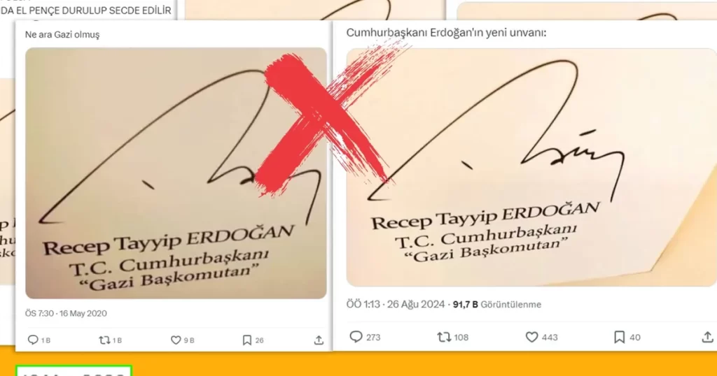 DMM: Erdoğan'ın imzalı evrak iddiası doğru değil