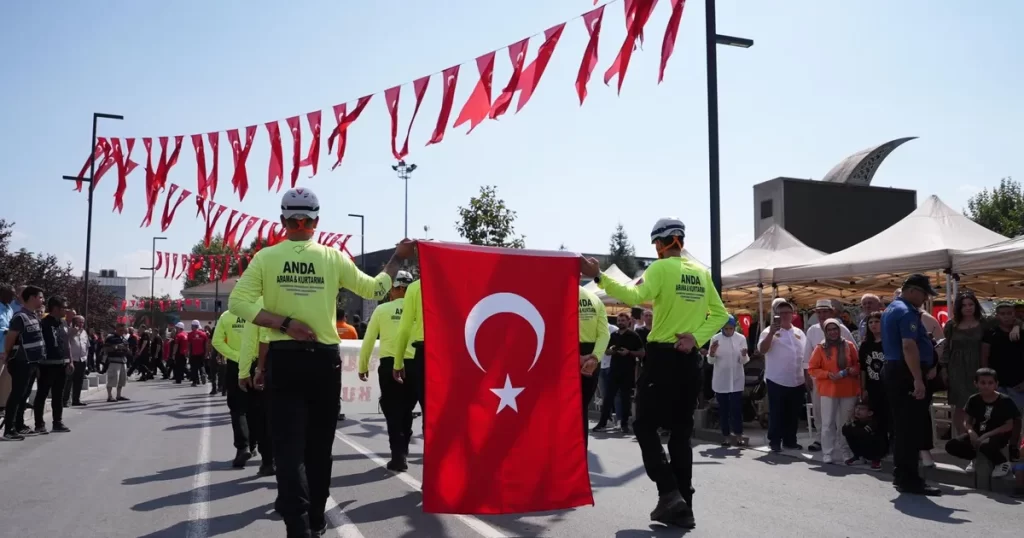 Düzce'de 30 Ağustos Zaferi coşkuyla kutlandı 