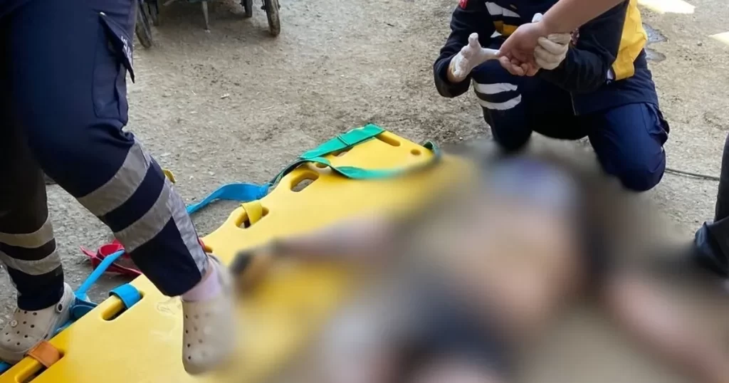 Düzce’de yüksek gerilim hattına kapılan işçi ağır yaralandı 