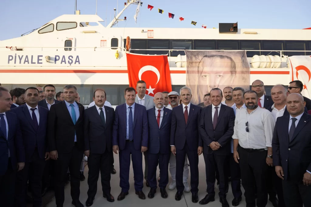 KKTC'ye açılan 5. kapı… En kısa mesafeli deniz rotası