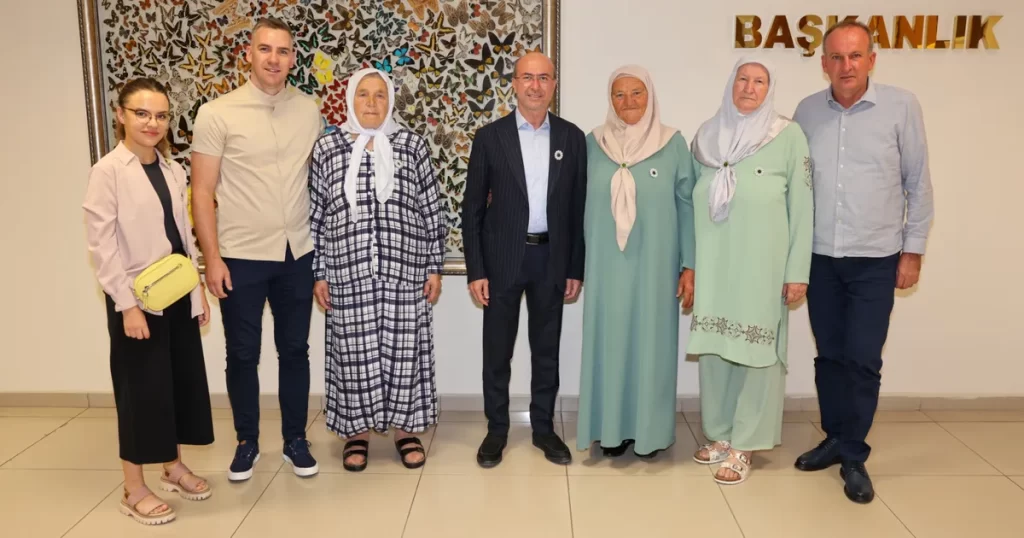Srebrenitsa şehit anneleri Başkan Pekyatırmacı’yı ziyaret etti