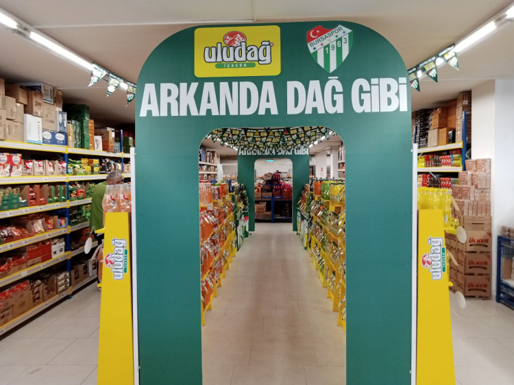 Bursa'nın zincir marketlerinde Uludağ sokakları açılıyor