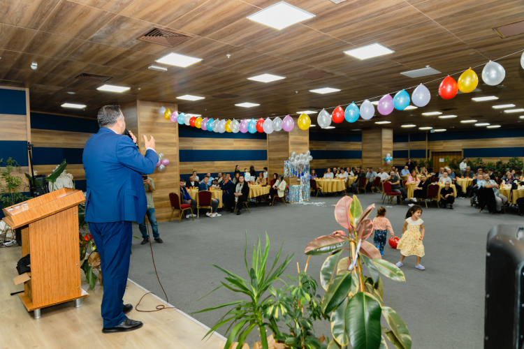 Saray'da Başkan Taşyasan’dan özel çocuklara moral