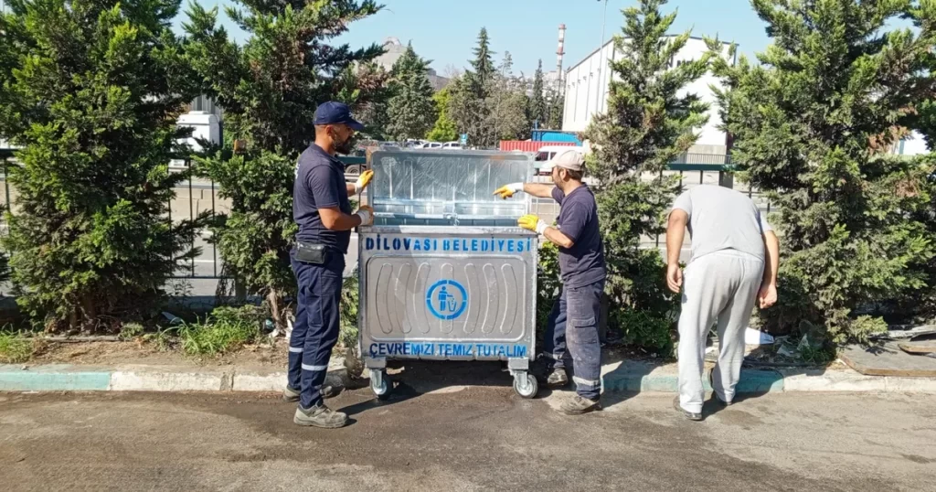 Çöp konteynerleri yenileniyor – İGF HABER