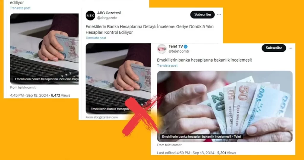 Emeklilerin hesaplarında inceleme yok! – İGF HABER