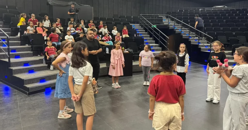 Gaziantepli minik sinemaseverler macera dolu anlar yaşadı