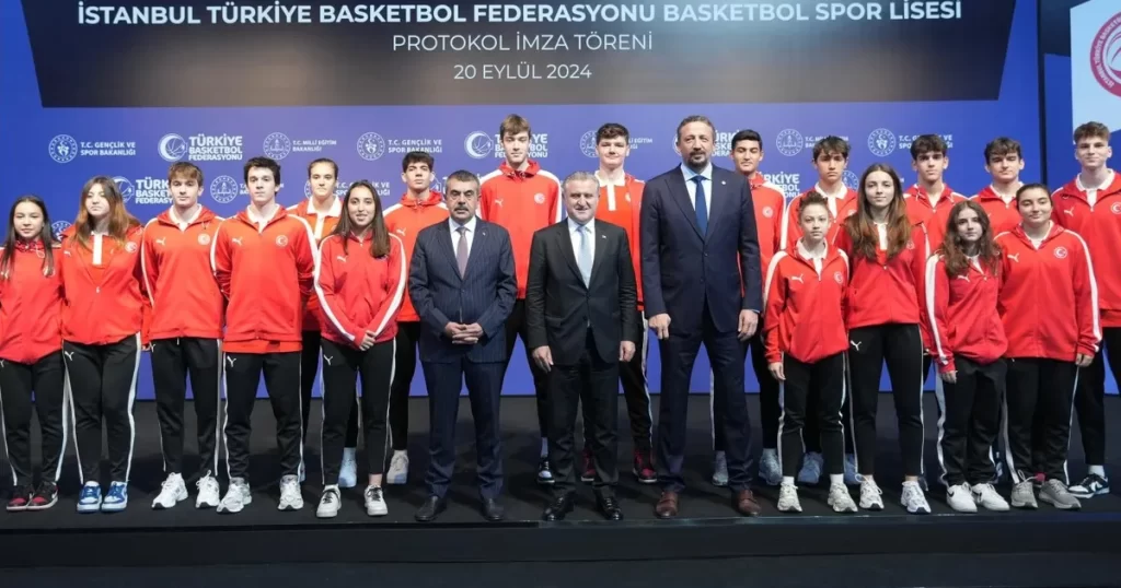 İstanbul’da TBF Basketbol Spor Lisesi için protokol