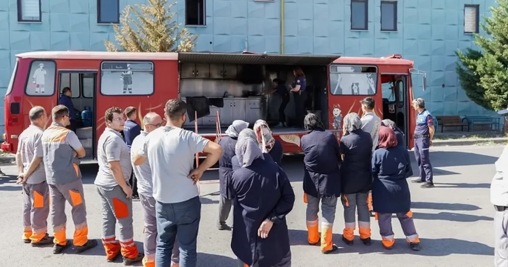Kayseri Melikgazi’de personele yangın eğitimi