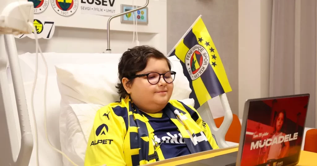 LÖSEV’li Hüseyin için unutulmaz anı oldu